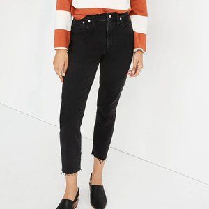 Madewell The High-Rise Slim Boyjean in Lunar Wash 26